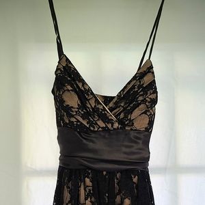 Black Lace Dress with Bow size M